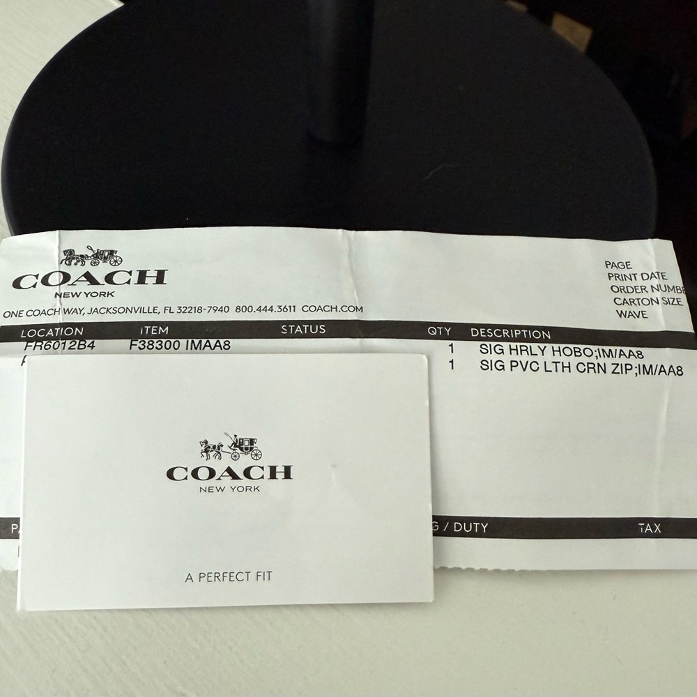 Coach Dark Brown Signature Hobo Bag - Picture 5 of 7